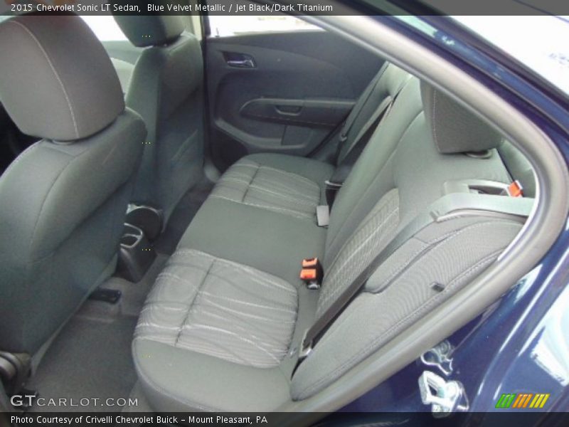 Blue Velvet Metallic / Jet Black/Dark Titanium 2015 Chevrolet Sonic LT Sedan