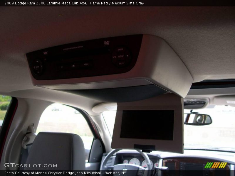Flame Red / Medium Slate Gray 2009 Dodge Ram 2500 Laramie Mega Cab 4x4