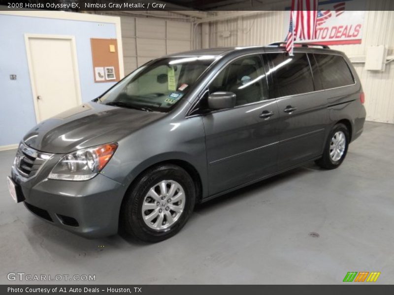 Nimbus Gray Metallic / Gray 2008 Honda Odyssey EX