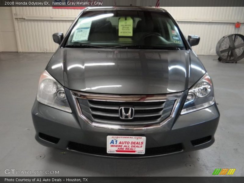 Nimbus Gray Metallic / Gray 2008 Honda Odyssey EX