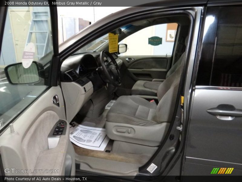 Nimbus Gray Metallic / Gray 2008 Honda Odyssey EX
