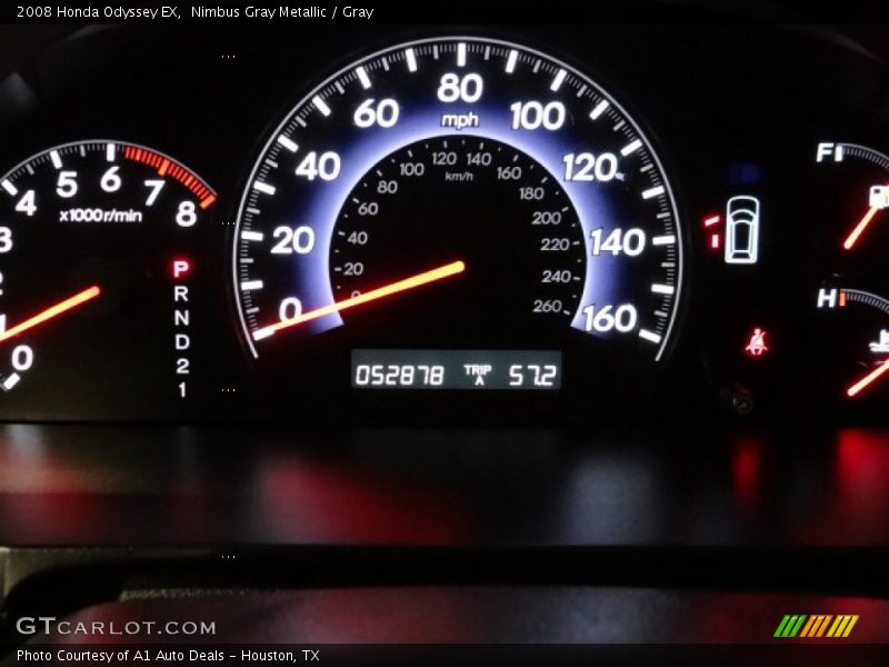 Nimbus Gray Metallic / Gray 2008 Honda Odyssey EX