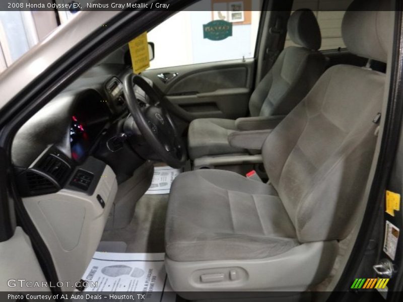 Nimbus Gray Metallic / Gray 2008 Honda Odyssey EX