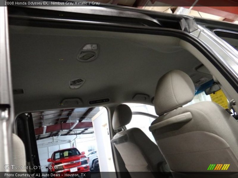 Nimbus Gray Metallic / Gray 2008 Honda Odyssey EX