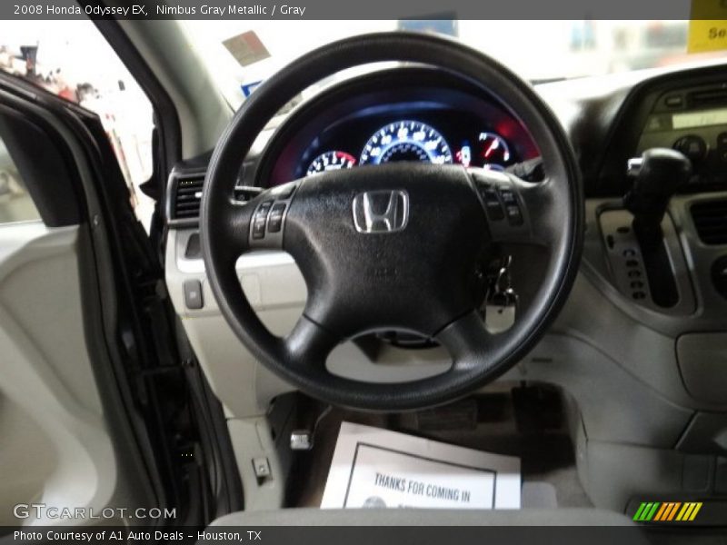 Nimbus Gray Metallic / Gray 2008 Honda Odyssey EX