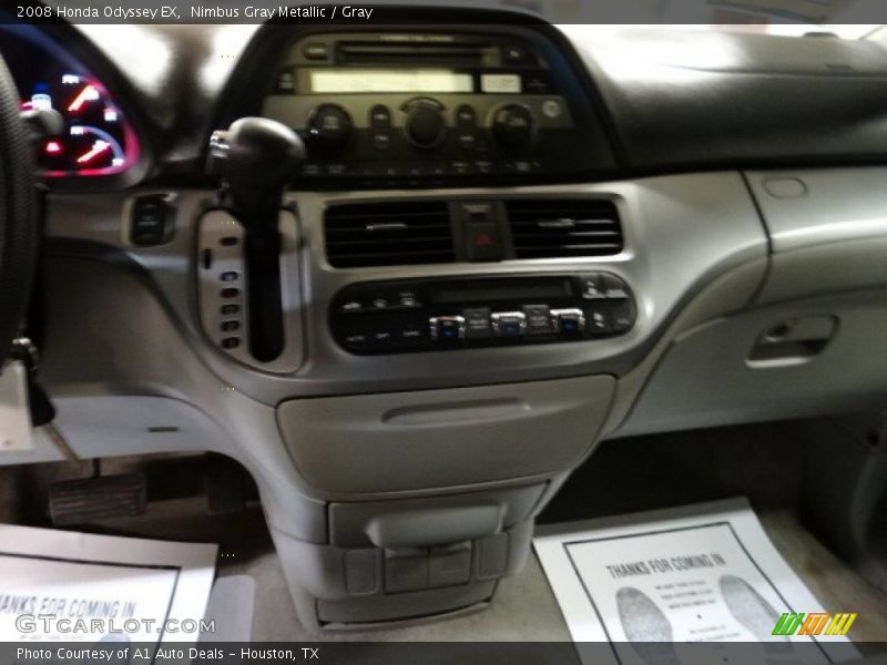 Nimbus Gray Metallic / Gray 2008 Honda Odyssey EX