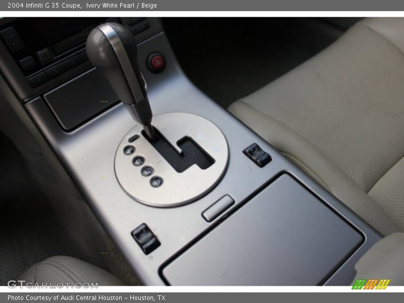 Ivory White Pearl / Beige 2004 Infiniti G 35 Coupe
