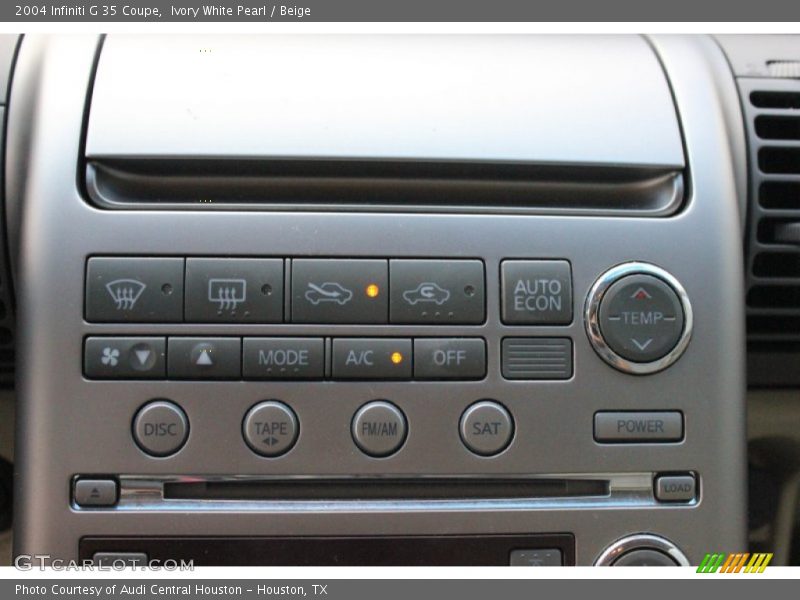 Ivory White Pearl / Beige 2004 Infiniti G 35 Coupe