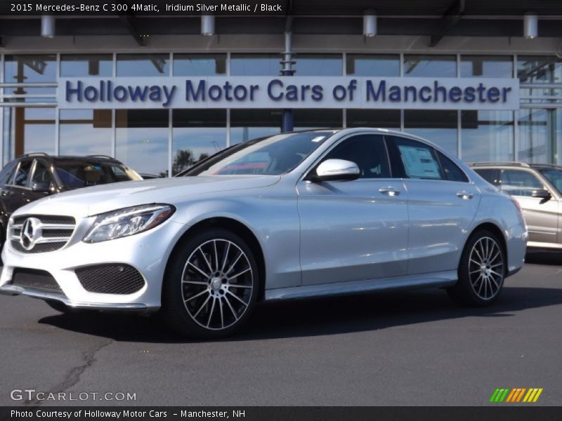 Iridium Silver Metallic / Black 2015 Mercedes-Benz C 300 4Matic