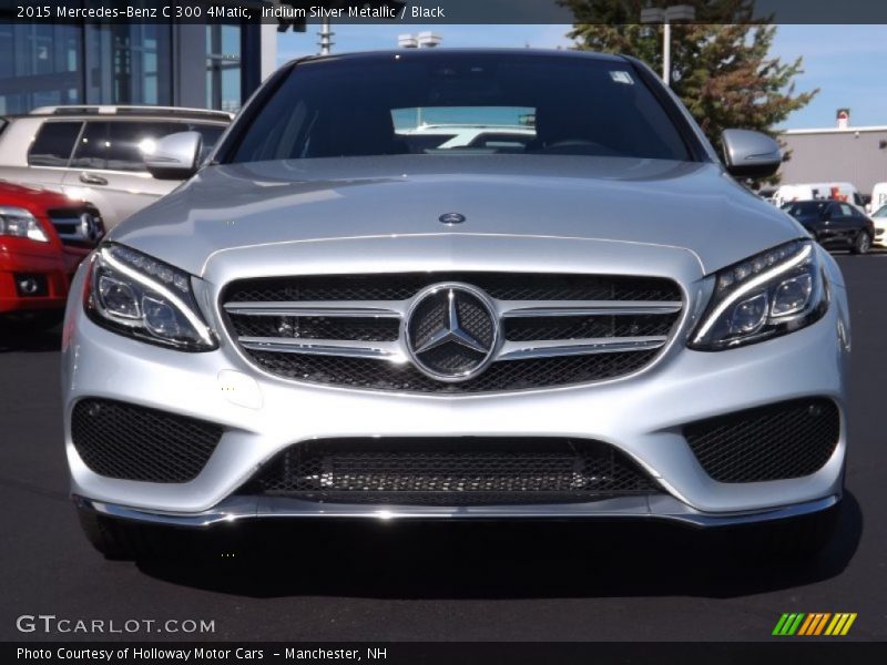 Iridium Silver Metallic / Black 2015 Mercedes-Benz C 300 4Matic