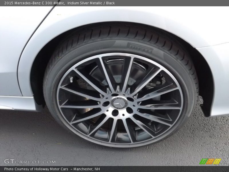 Iridium Silver Metallic / Black 2015 Mercedes-Benz C 300 4Matic