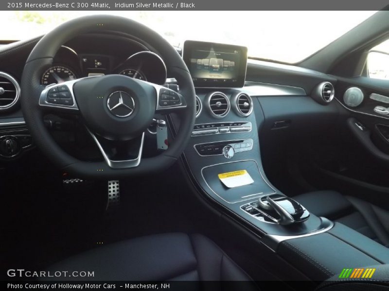 Iridium Silver Metallic / Black 2015 Mercedes-Benz C 300 4Matic