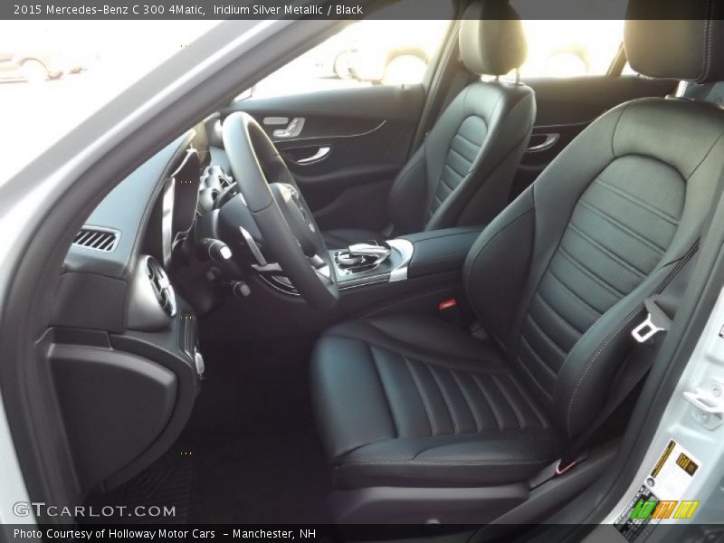 Iridium Silver Metallic / Black 2015 Mercedes-Benz C 300 4Matic