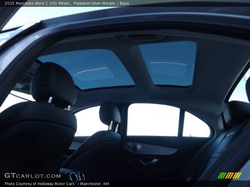 Paladium Silver Metallic / Black 2015 Mercedes-Benz C 300 4Matic