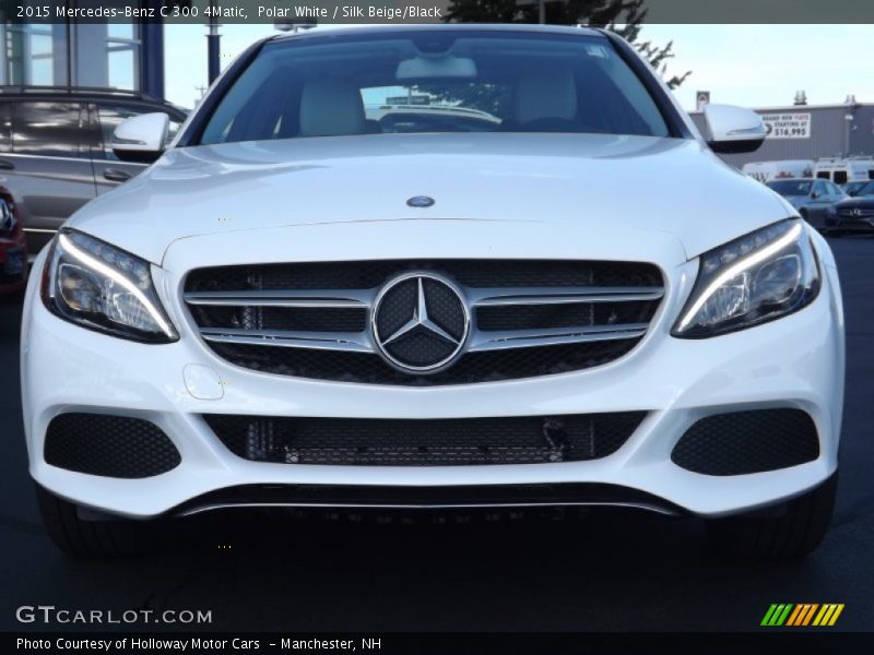 Polar White / Silk Beige/Black 2015 Mercedes-Benz C 300 4Matic
