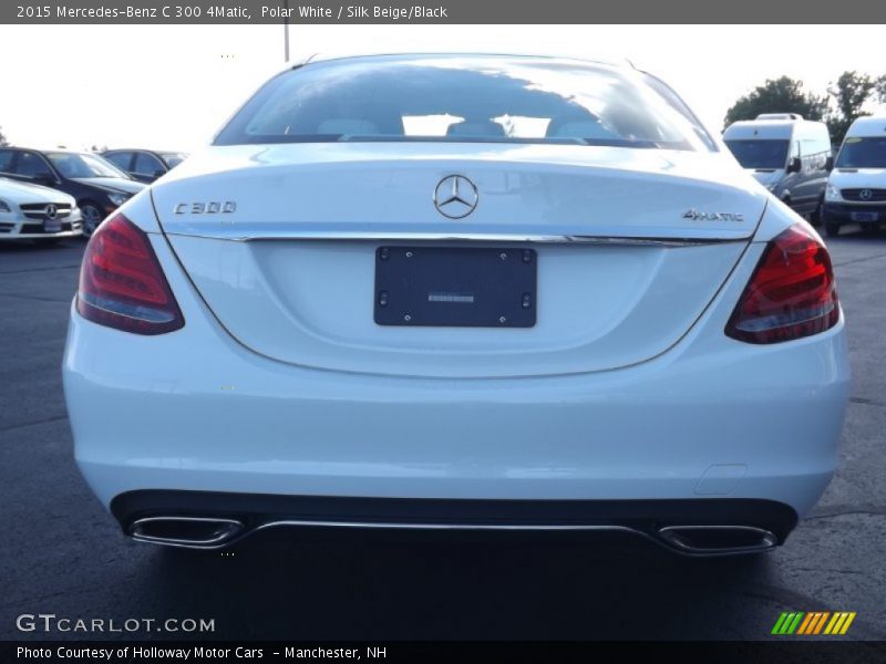 Polar White / Silk Beige/Black 2015 Mercedes-Benz C 300 4Matic