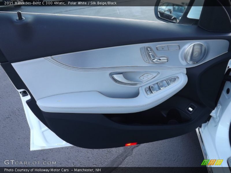 Polar White / Silk Beige/Black 2015 Mercedes-Benz C 300 4Matic