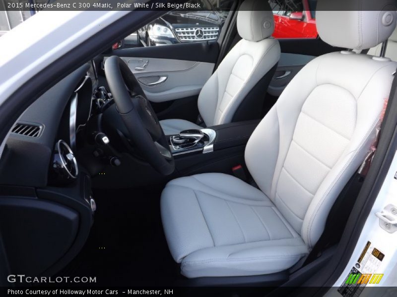 Polar White / Silk Beige/Black 2015 Mercedes-Benz C 300 4Matic
