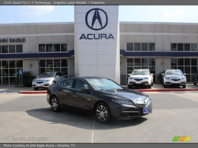 Graphite Luster Metallic / Graystone 2015 Acura TLX 2.4 Technology