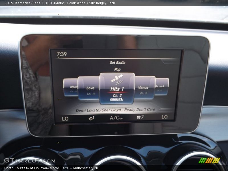 Polar White / Silk Beige/Black 2015 Mercedes-Benz C 300 4Matic