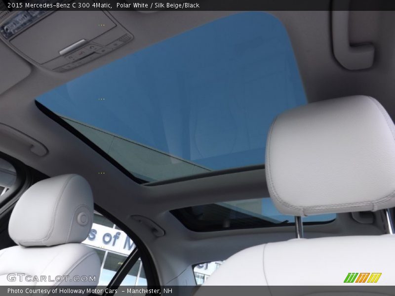 Polar White / Silk Beige/Black 2015 Mercedes-Benz C 300 4Matic