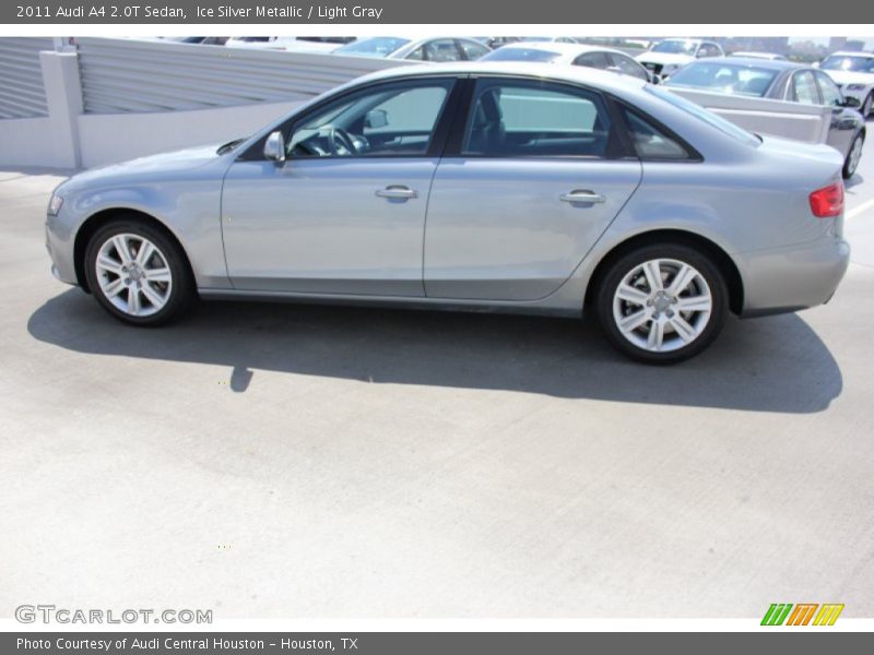 Ice Silver Metallic / Light Gray 2011 Audi A4 2.0T Sedan