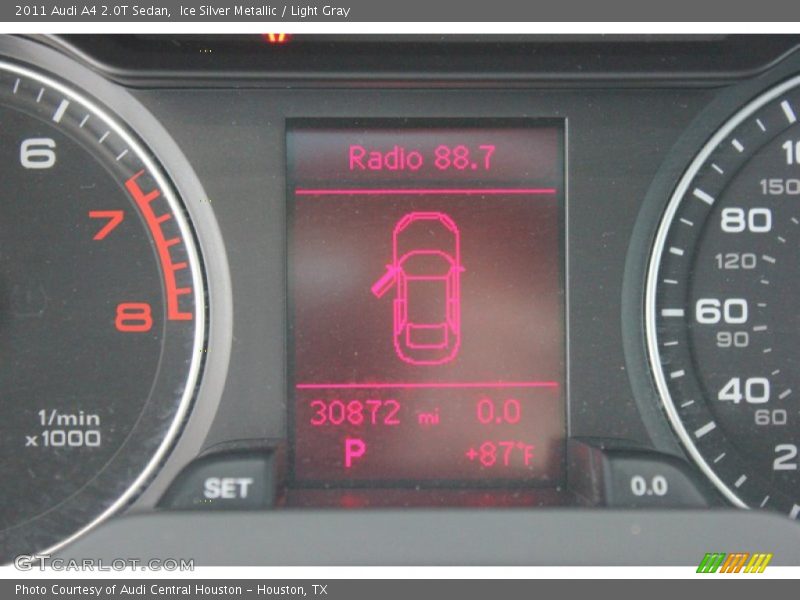 Ice Silver Metallic / Light Gray 2011 Audi A4 2.0T Sedan