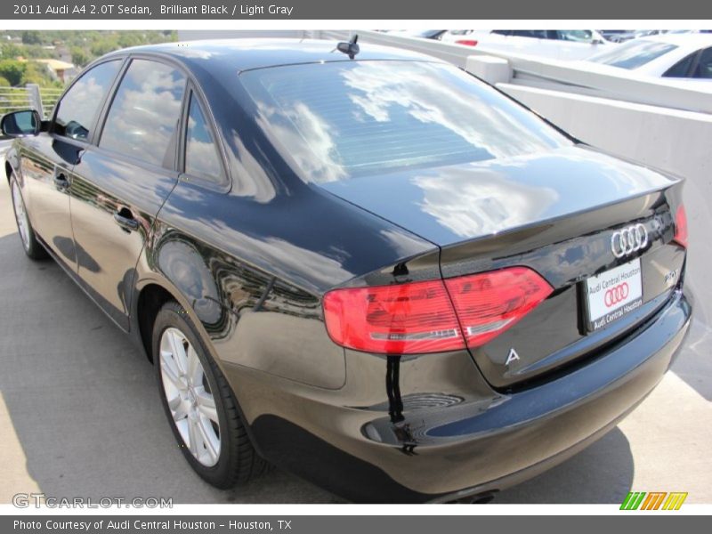 Brilliant Black / Light Gray 2011 Audi A4 2.0T Sedan