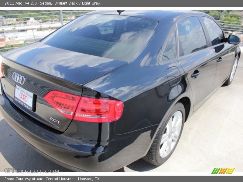 Brilliant Black / Light Gray 2011 Audi A4 2.0T Sedan