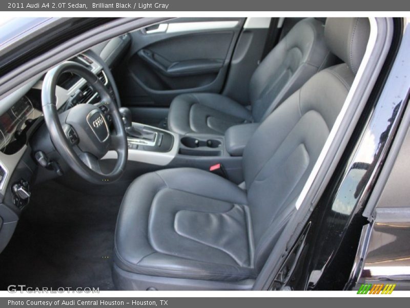 Brilliant Black / Light Gray 2011 Audi A4 2.0T Sedan