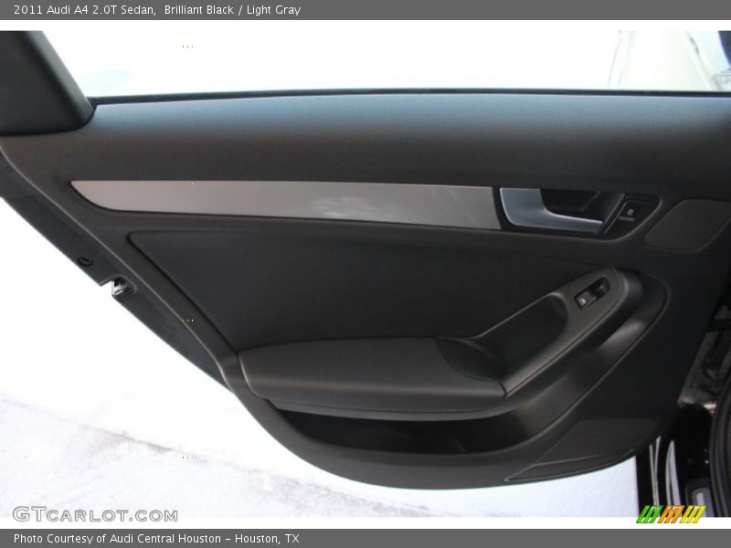 Brilliant Black / Light Gray 2011 Audi A4 2.0T Sedan