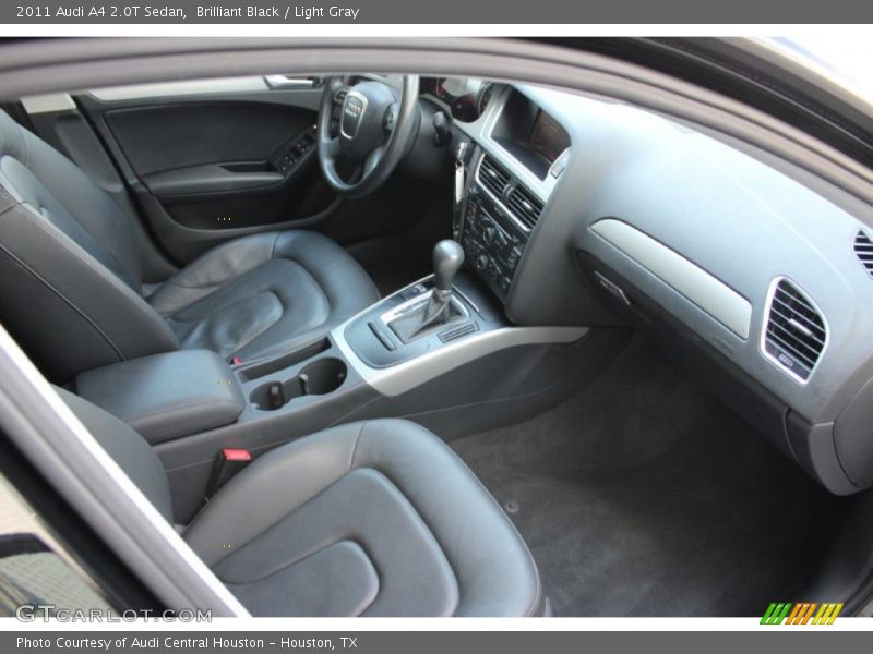 Brilliant Black / Light Gray 2011 Audi A4 2.0T Sedan