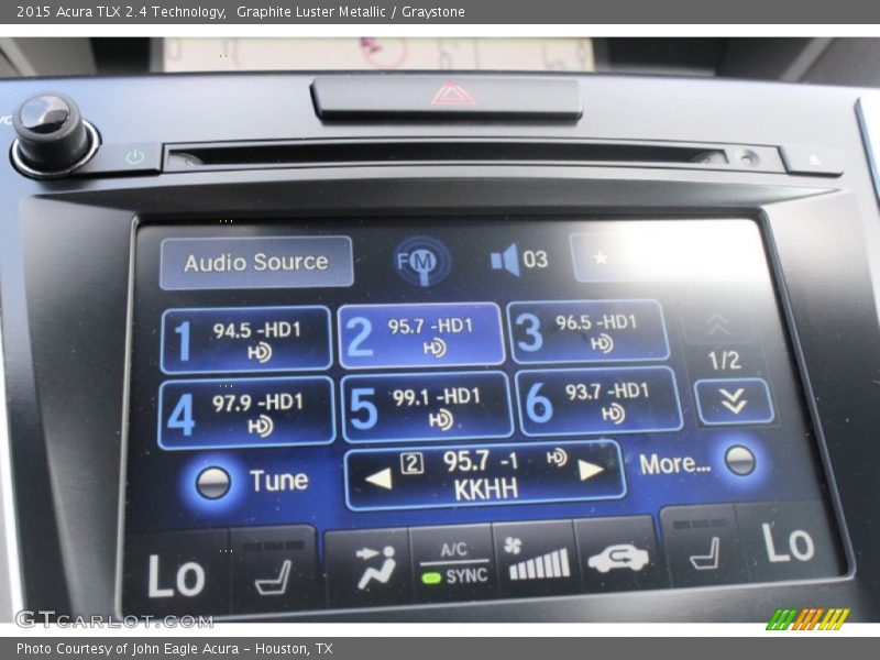 Graphite Luster Metallic / Graystone 2015 Acura TLX 2.4 Technology