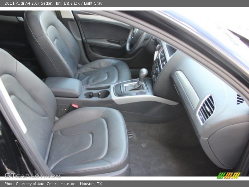 Brilliant Black / Light Gray 2011 Audi A4 2.0T Sedan