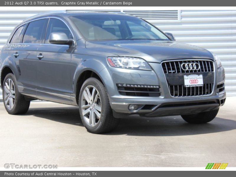 Graphite Gray Metallic / Cardamom Beige 2012 Audi Q7 3.0 TFSI quattro