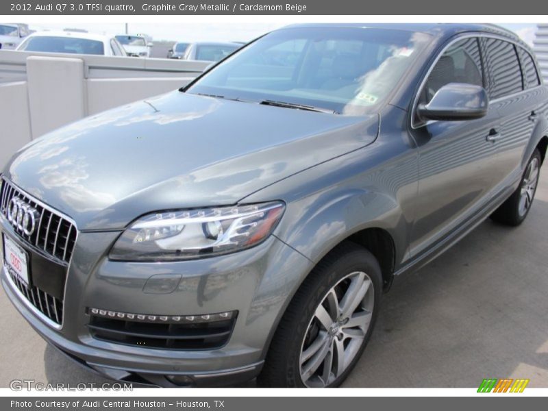 Graphite Gray Metallic / Cardamom Beige 2012 Audi Q7 3.0 TFSI quattro