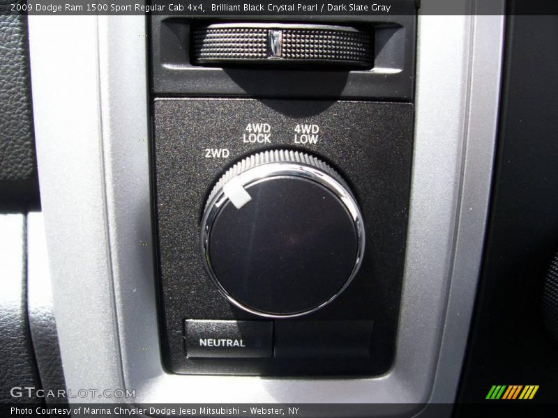 Brilliant Black Crystal Pearl / Dark Slate Gray 2009 Dodge Ram 1500 Sport Regular Cab 4x4