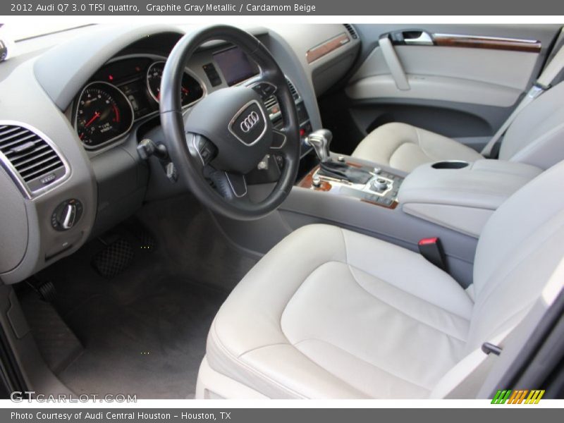 Graphite Gray Metallic / Cardamom Beige 2012 Audi Q7 3.0 TFSI quattro