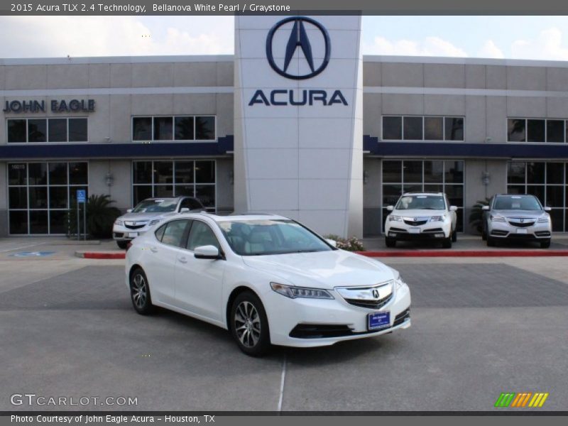 Bellanova White Pearl / Graystone 2015 Acura TLX 2.4 Technology