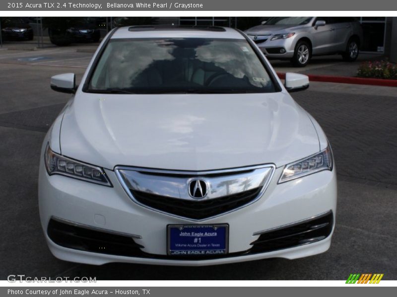 Bellanova White Pearl / Graystone 2015 Acura TLX 2.4 Technology