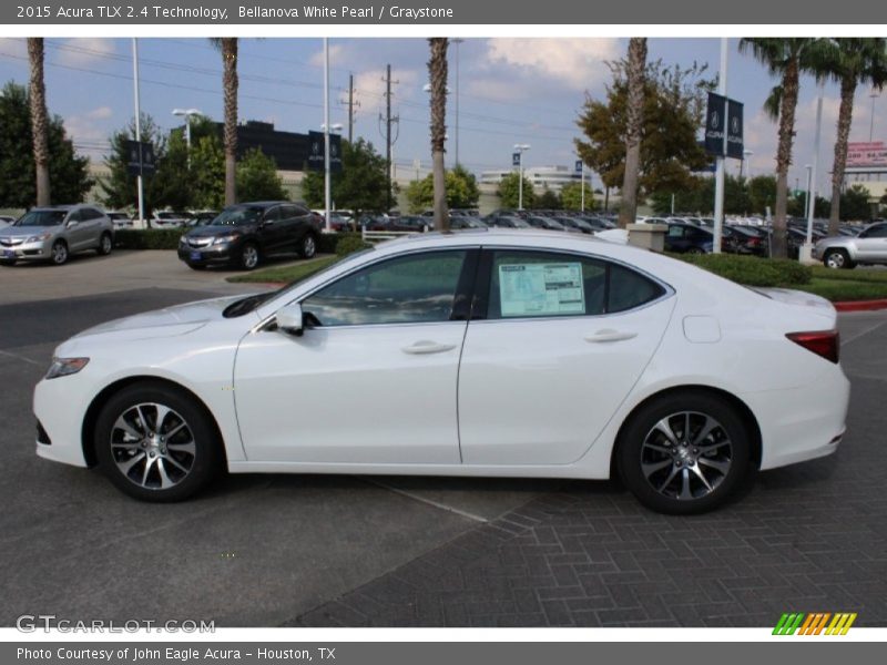 Bellanova White Pearl / Graystone 2015 Acura TLX 2.4 Technology