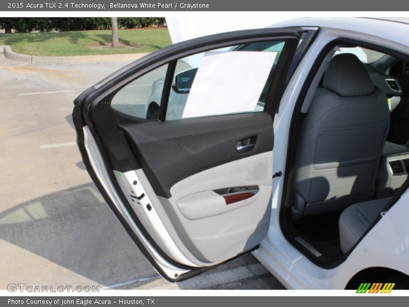 Bellanova White Pearl / Graystone 2015 Acura TLX 2.4 Technology
