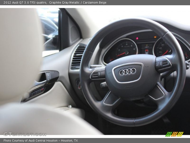 Graphite Gray Metallic / Cardamom Beige 2012 Audi Q7 3.0 TFSI quattro