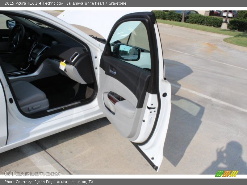 Bellanova White Pearl / Graystone 2015 Acura TLX 2.4 Technology