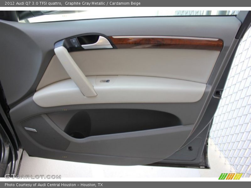 Graphite Gray Metallic / Cardamom Beige 2012 Audi Q7 3.0 TFSI quattro