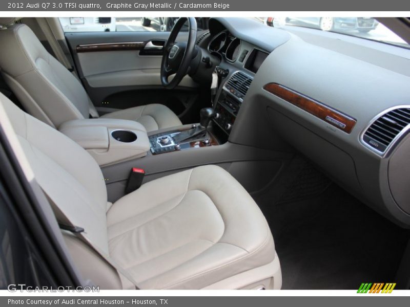 Graphite Gray Metallic / Cardamom Beige 2012 Audi Q7 3.0 TFSI quattro