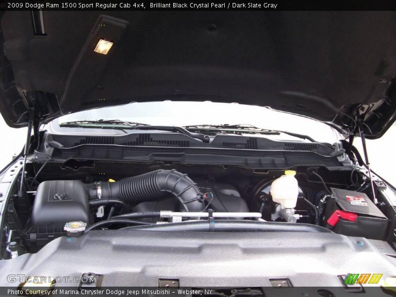 Brilliant Black Crystal Pearl / Dark Slate Gray 2009 Dodge Ram 1500 Sport Regular Cab 4x4