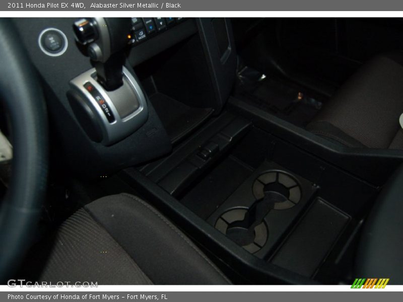 Alabaster Silver Metallic / Black 2011 Honda Pilot EX 4WD