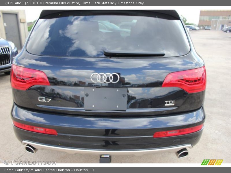 Orca Black Metallic / Limestone Gray 2015 Audi Q7 3.0 TDI Premium Plus quattro