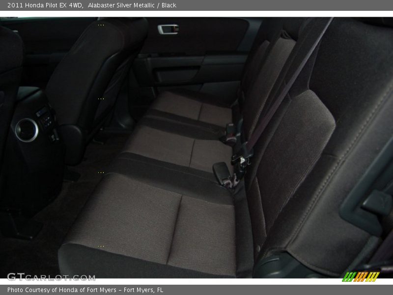 Alabaster Silver Metallic / Black 2011 Honda Pilot EX 4WD